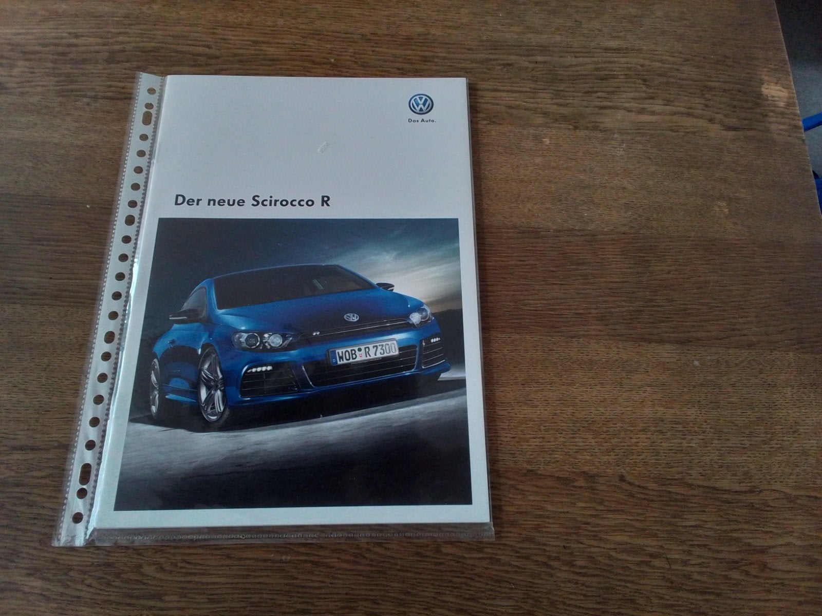 Folder VW Scirocco R 2009, Ophalen of Verzenden, Zo goed als nieuw, Volkswagen