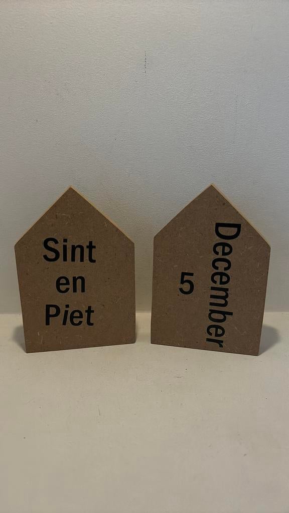 Tekstbordjes Sinterklaas, Diversen, Sinterklaas, Ophalen of Verzenden, Zo goed als nieuw
