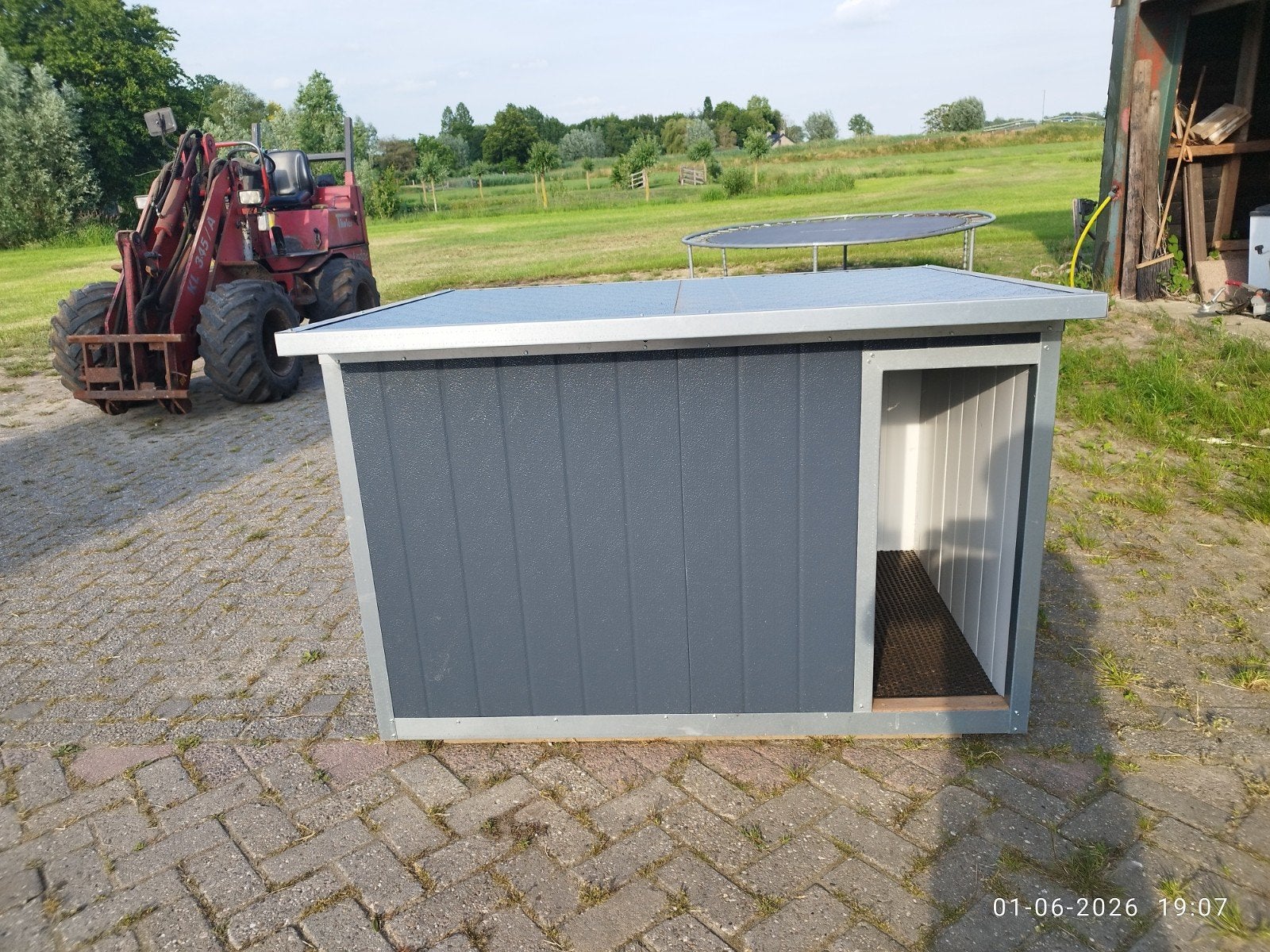 Geïsoleerd hondenhok, Dieren en Toebehoren, Hondenhokken, 110 cm of meer, 100 cm of meer, Ophalen of Verzenden, Nieuw