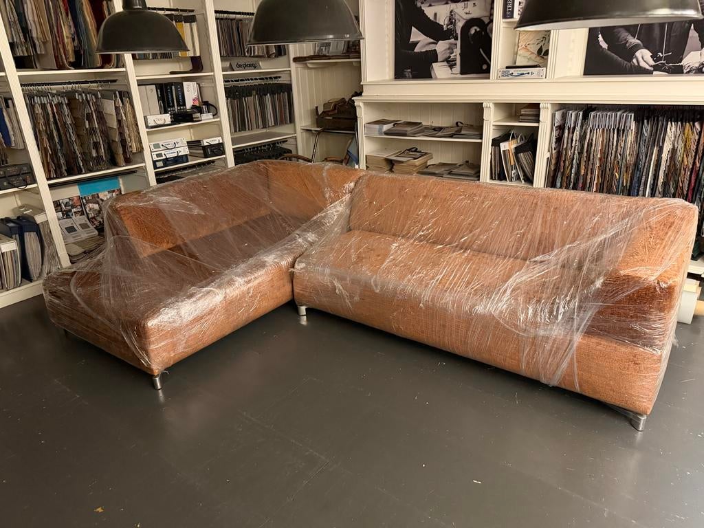 Leolux Faya Lobi hoekbank XL, Huis en Inrichting, Banken | Bankstellen, 100 tot 125 cm, Hoekbank, 300 cm of meer, Ophalen of Verzenden