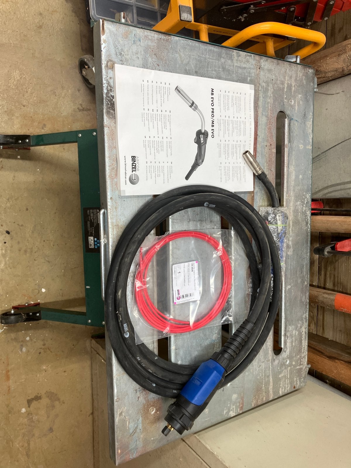 Binzel mig toorts, Ophalen, Nieuw, 150 tot 250 ampère, Co2