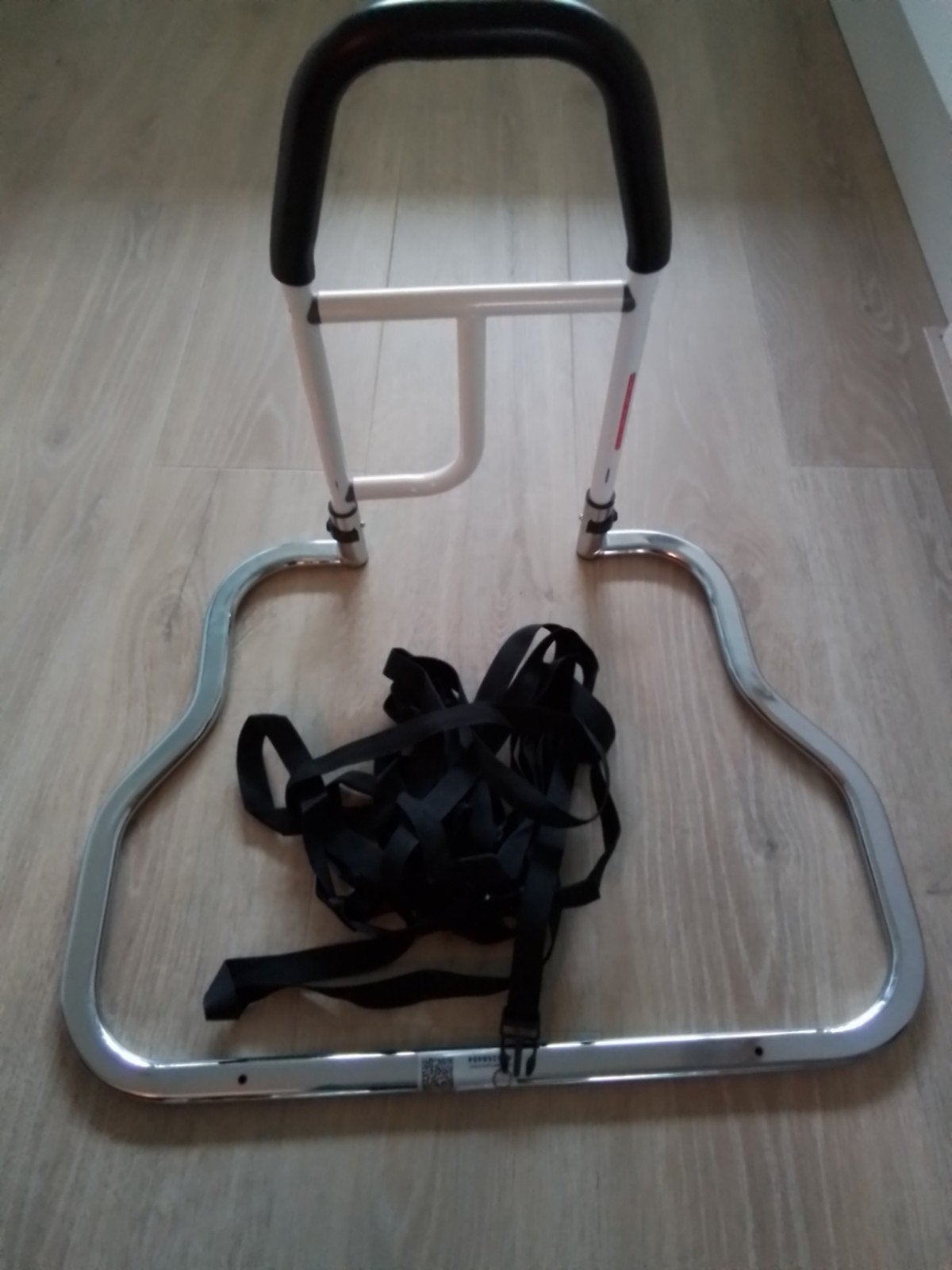 Medipoint bedsteun met spanbanden, Ophalen