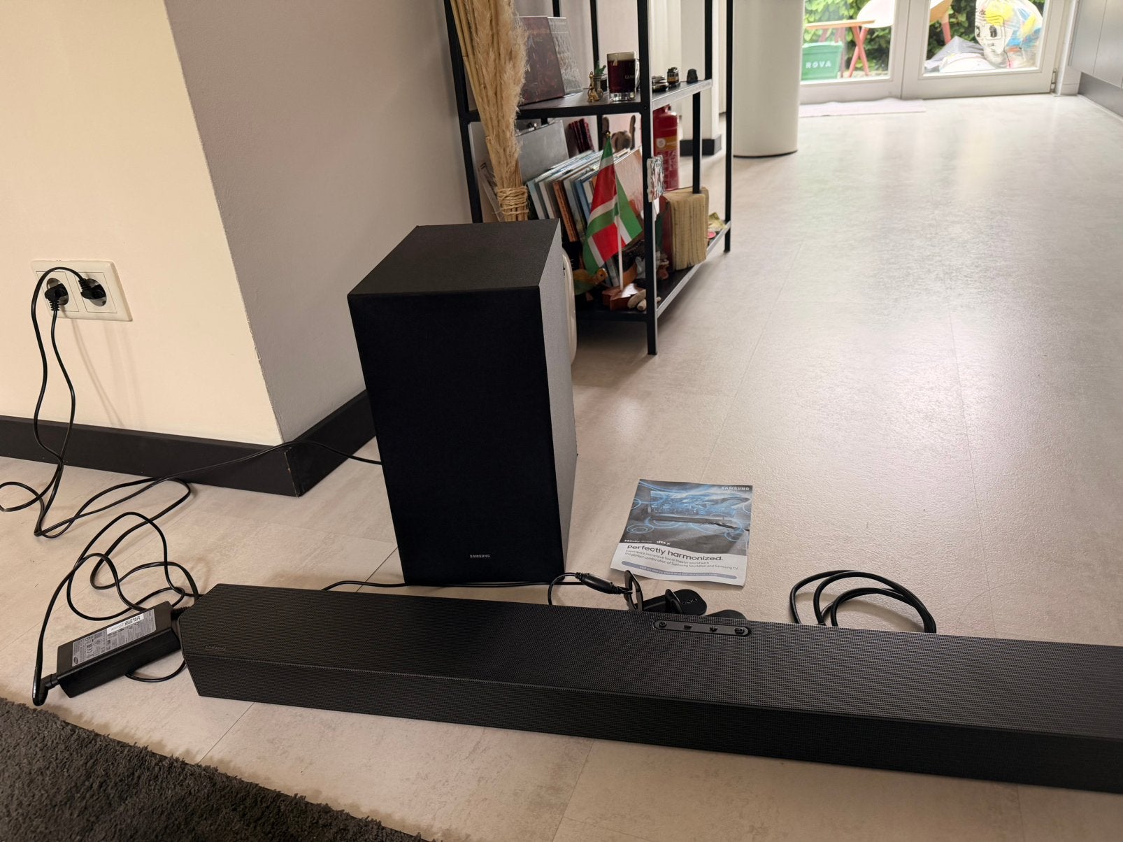 Samsung Soundbar HW-Q60C met subwoofer, Audio, Tv en Foto, Soundbars, Zo goed als nieuw, Bluetooth, Ophalen