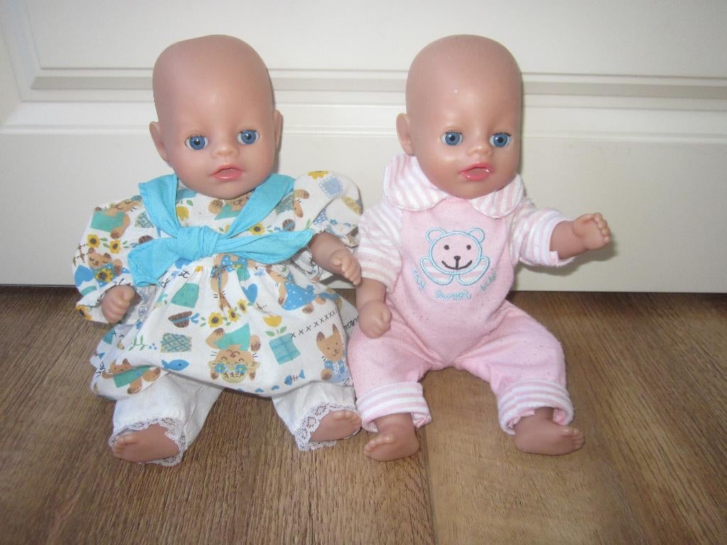 Zapf Creation Baby Born babypop(pen) kleine maat slaap ogen, Kinderen en Baby's, Speelgoed | Poppen, Ophalen of Verzenden, Zo goed als nieuw