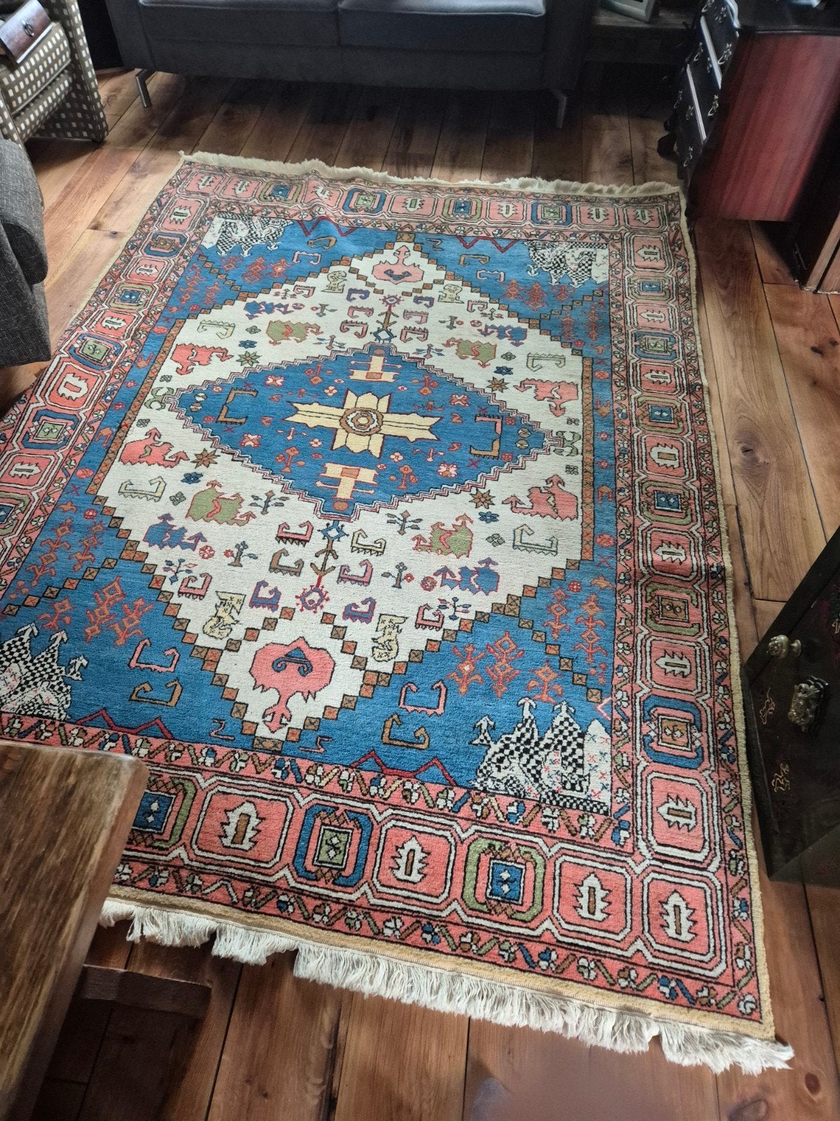 Te koop Turks Kars Kazak kleed 270 bij 197, Ophalen, 150 tot 200 cm, 200 cm of meer, Zo goed als nieuw