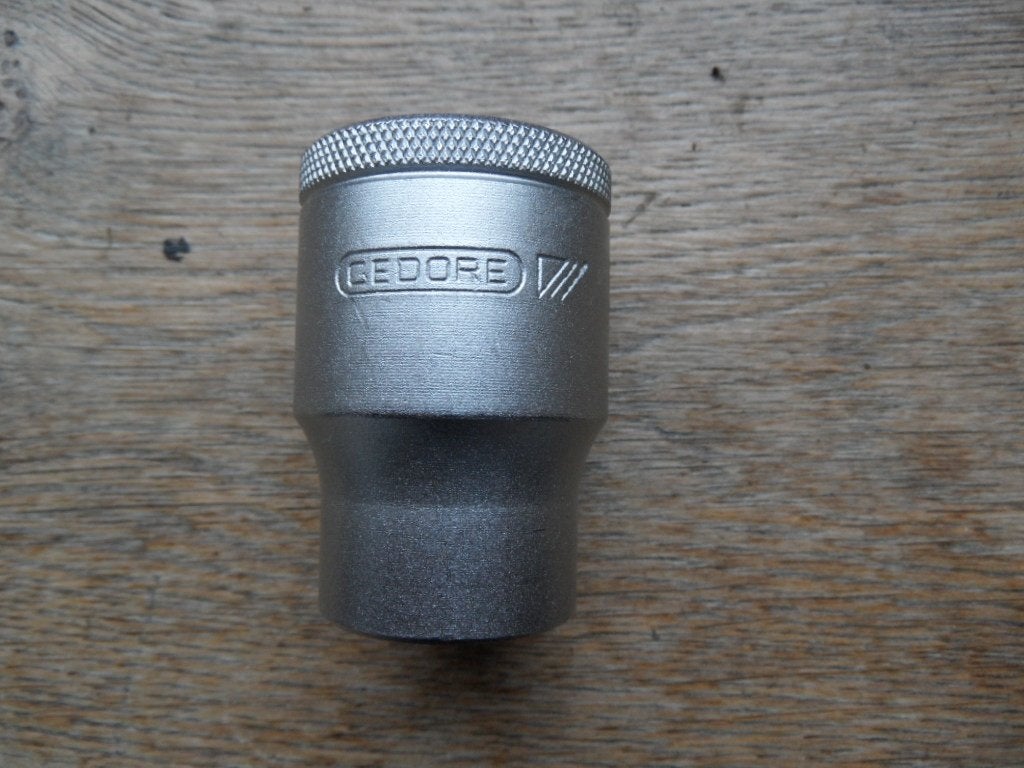 Gedore D32 dop 12 kant maat 19 3/4 aandrijving, Ophalen of Verzenden, Zo goed als nieuw
