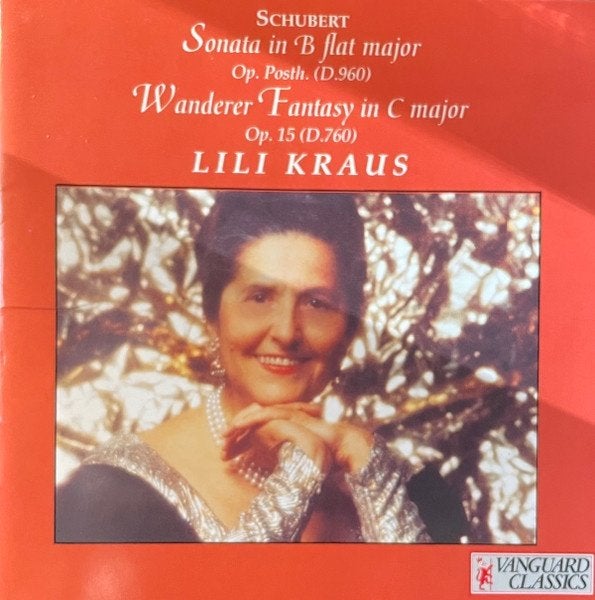 Schubert Lili Kraus – Sonata In B-Flat Major, CD, Schubert, Ophalen of Verzenden, Romantiek, Album