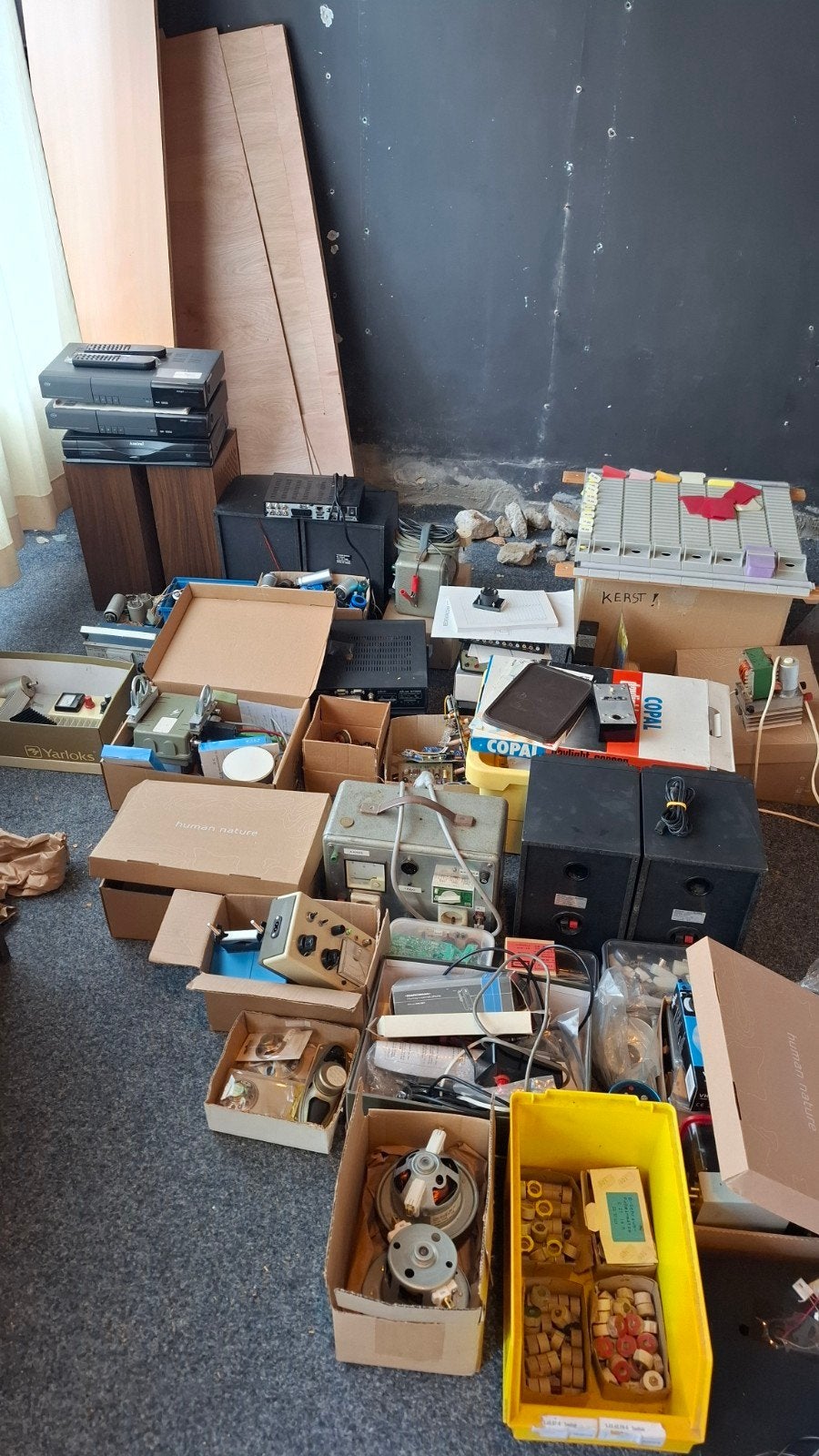 Grote partij vintage elektronica, meetapparatuur, onderdelen, Ophalen