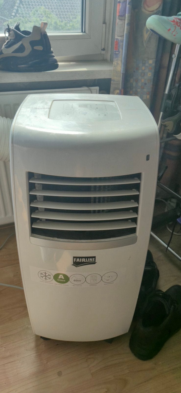 Goed werkende Fairline mobiele airco - Klaar voor de zomer!, Witgoed en Apparatuur, Airco's, Ophalen, Timer, Gebruikt, Minder dan 60 m³