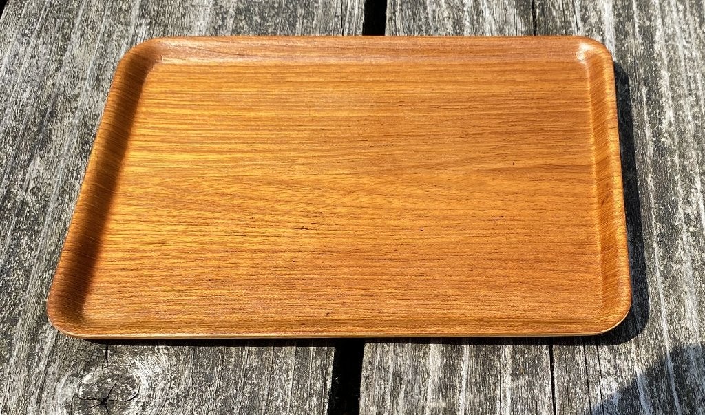 Leuk Dienblad Johnson Brickan - vintage retro midentury, Huis en Inrichting, Met opstaande rand, Ophalen of Verzenden, Zo goed als nieuw