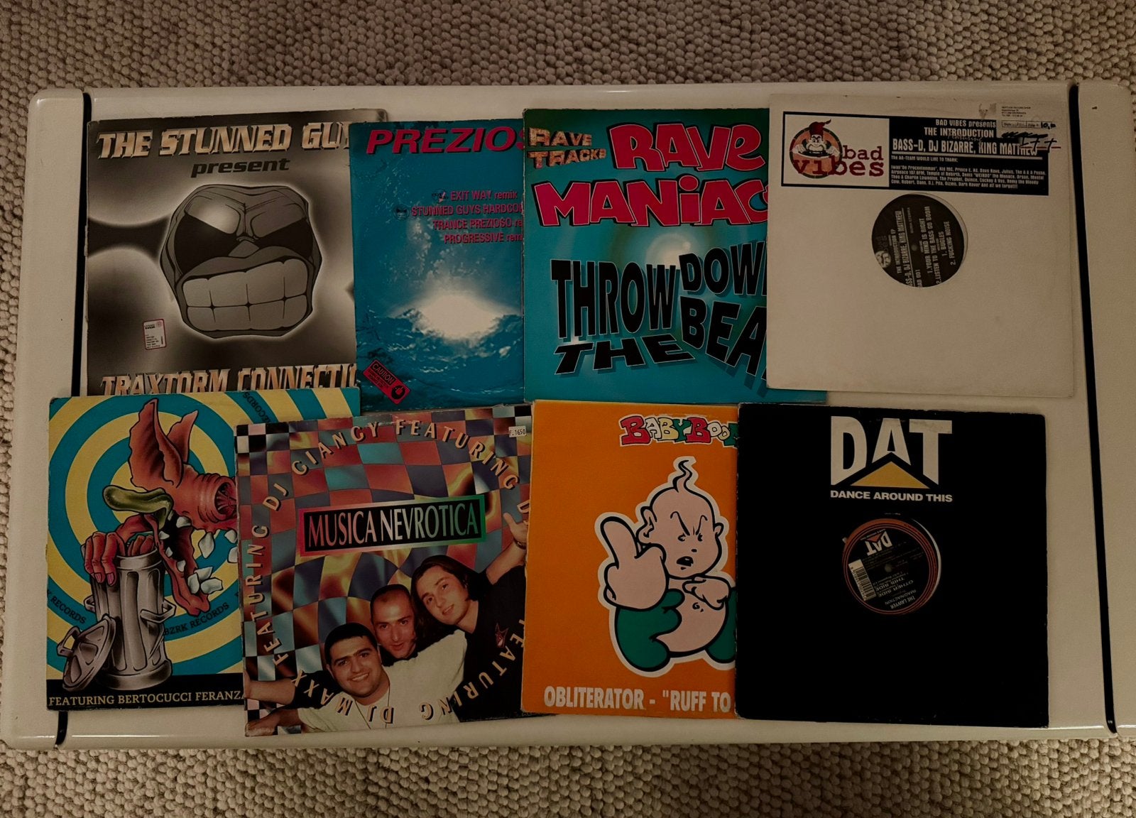 8 x Happy Hardcore - Platen, Verzenden, Gebruikt, 12 inch