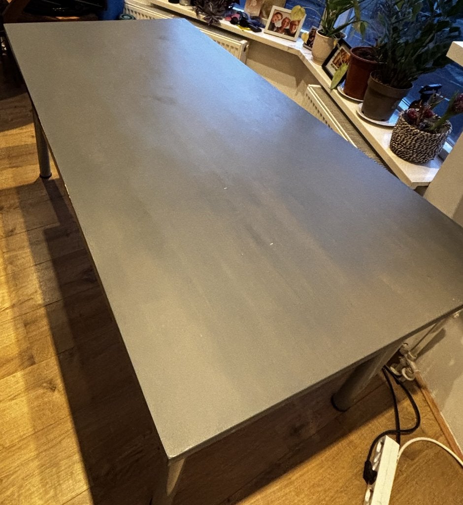 Bureau massief eikenhout IKEA (160x80cm), Ophalen, 160 cm, Gebruikt, Hout