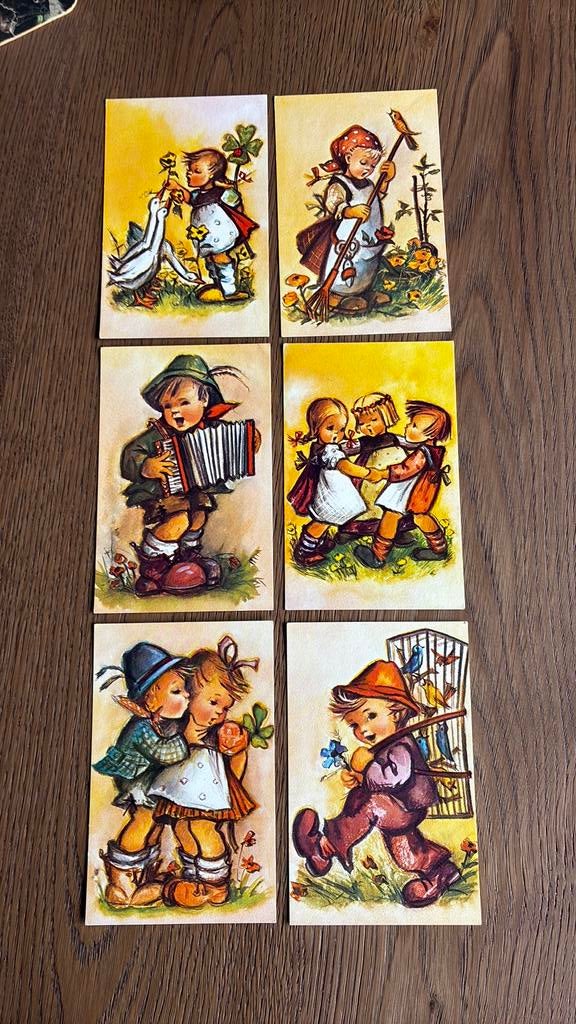 Leuke setie van 6 kaarten.Kinderen,vogels,eenden,kusje etc, Verzamelen, Ansichtkaarten | Themakaarten, Ophalen of Verzenden, Ongelopen