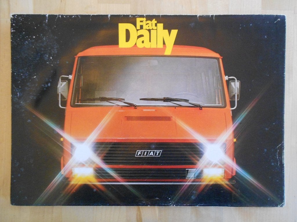 Fiat / Iveco Daily Brochure 1978 Bestelwagen, Ophalen of Verzenden, Zo goed als nieuw, Overige merken, Fiat