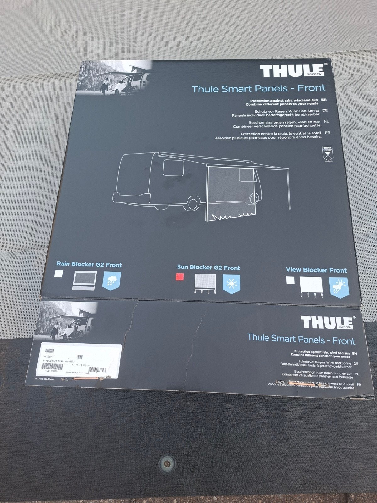 Thule Sun Blocker Front, Caravans en Kamperen, Ophalen of Verzenden, Zo goed als nieuw