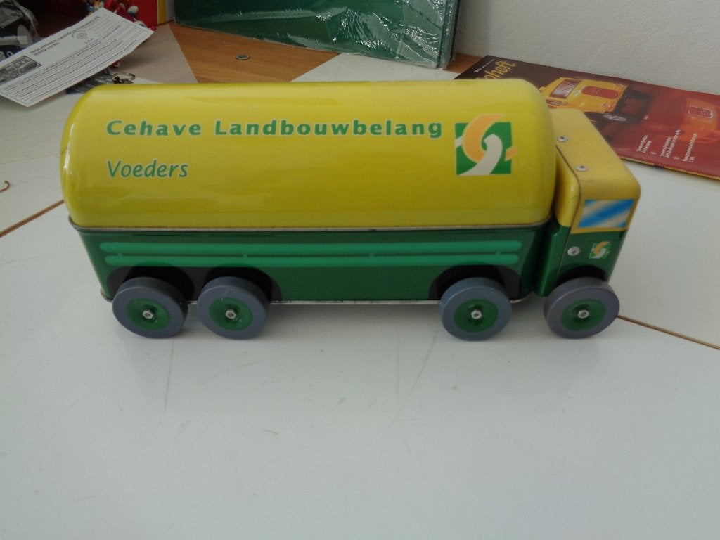 blikken truck peperkoek trommel, Ophalen of Verzenden, Zo goed als nieuw, Gebruiksvoorwerp