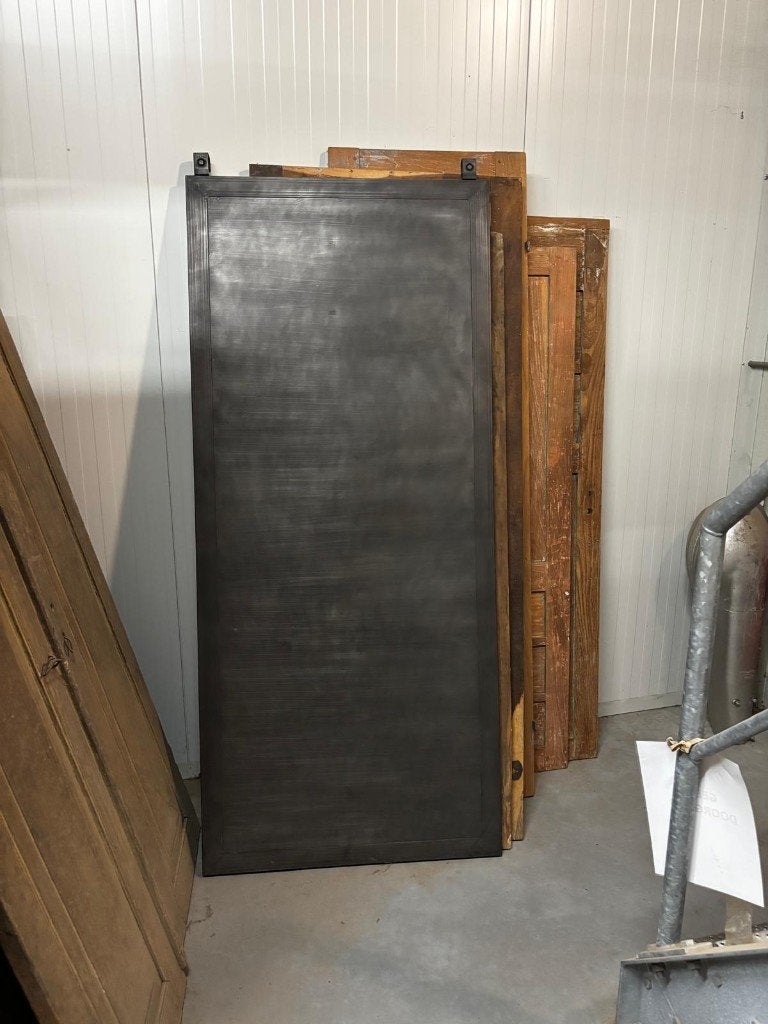 metalen schuifdeur, Doe-het-zelf en Verbouw, Deuren en Horren, Ophalen, 80 tot 100 cm, Binnendeur, Nieuw