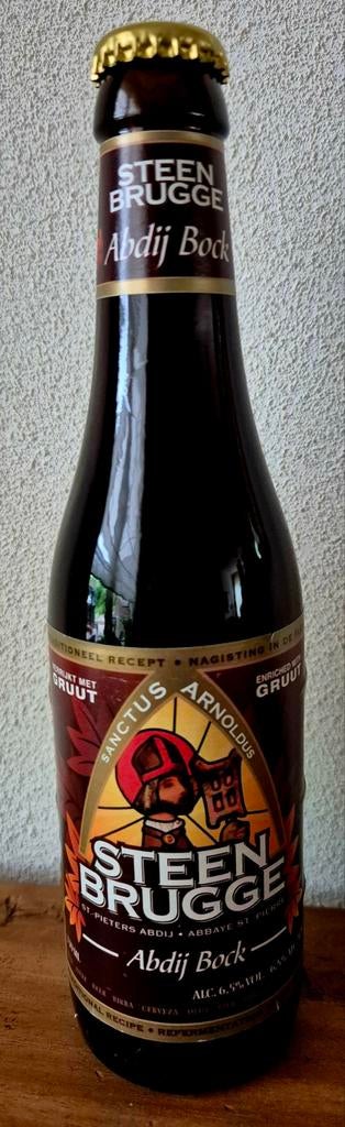 Verzamelaar. STEEN BRUGGE lekkere bock St.Pieters Abdij 2016, Verzamelen, Biermerken, Ophalen of Verzenden, Zo goed als nieuw