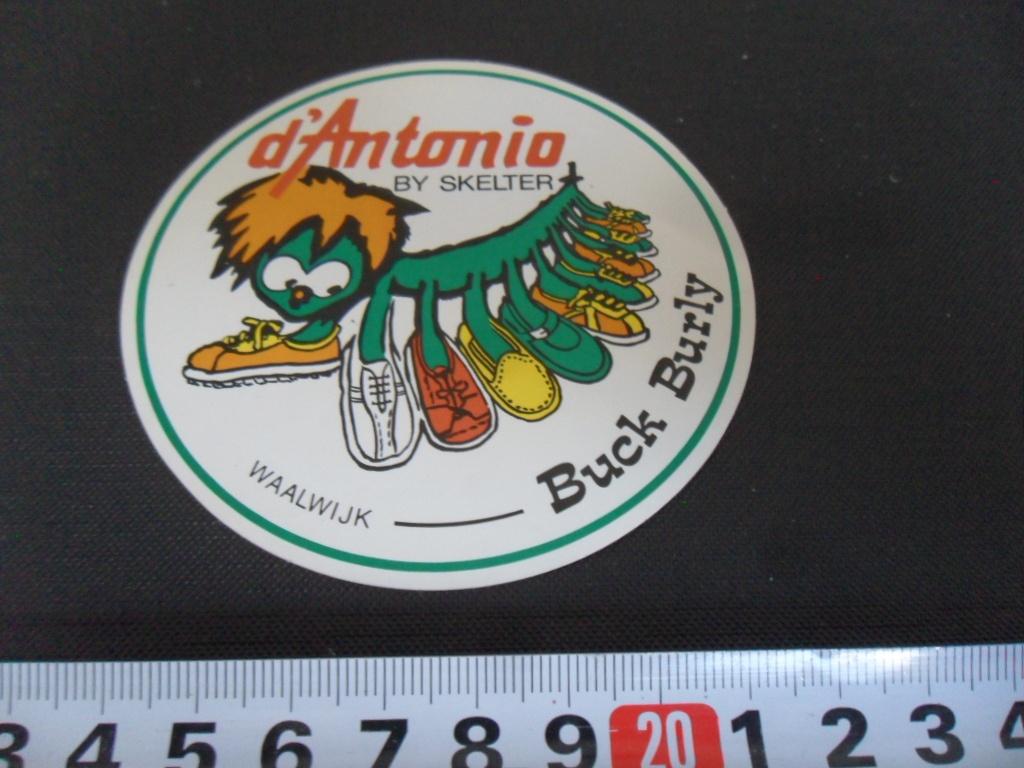sticker d'Antonio by skelter Waalwijk Buck Burly *, Ophalen, Zo goed als nieuw