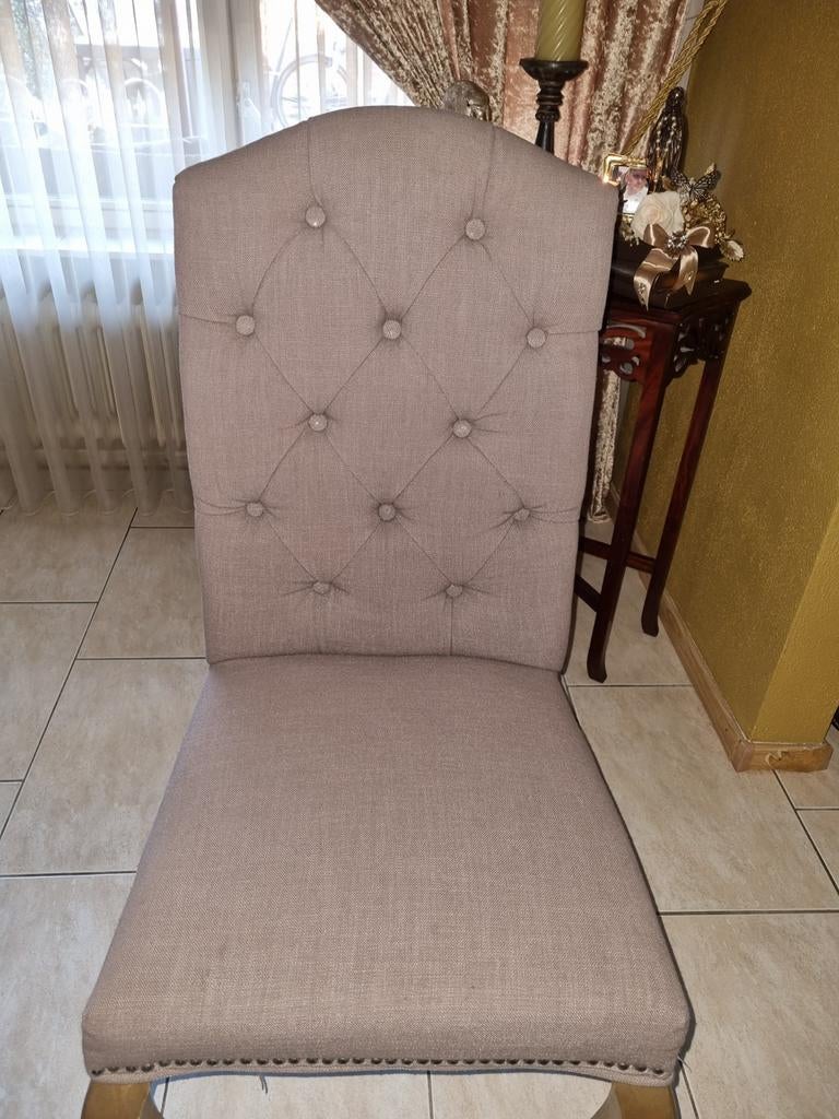 Mooie eetkamerstoelen 6 stuks, Ophalen of Verzenden, Zo goed als nieuw, Twee