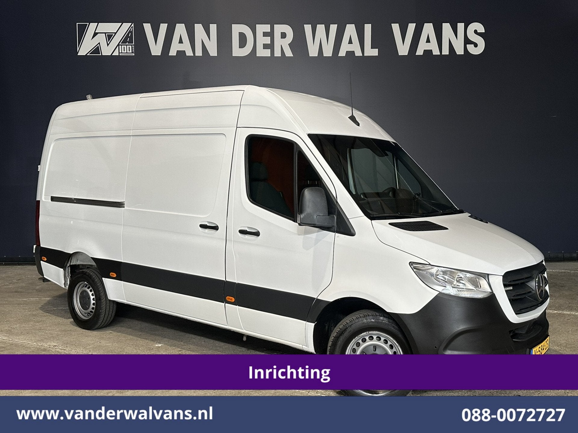 Mercedes-Benz Sprinter 316 CDI 164pk 3500kg Trekhaak L2H2 In, Dealer onderhouden, Gebruikt, 4 cilinders, Wit