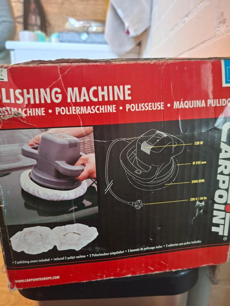 CARPOINT Polijstmachine 120W - Nieuw in doos, Ophalen of Verzenden, Nieuw