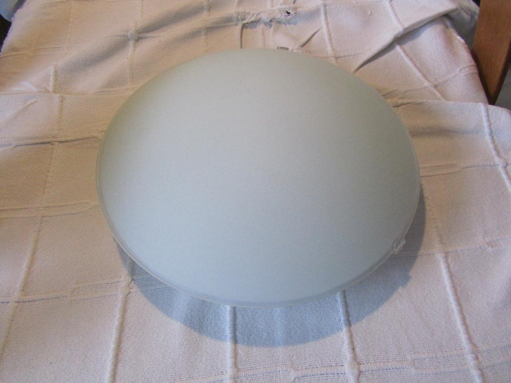 Plafonniere, Huis en Inrichting, Lampen | Plafondlampen, Ophalen of Verzenden, Gebruikt, Glas