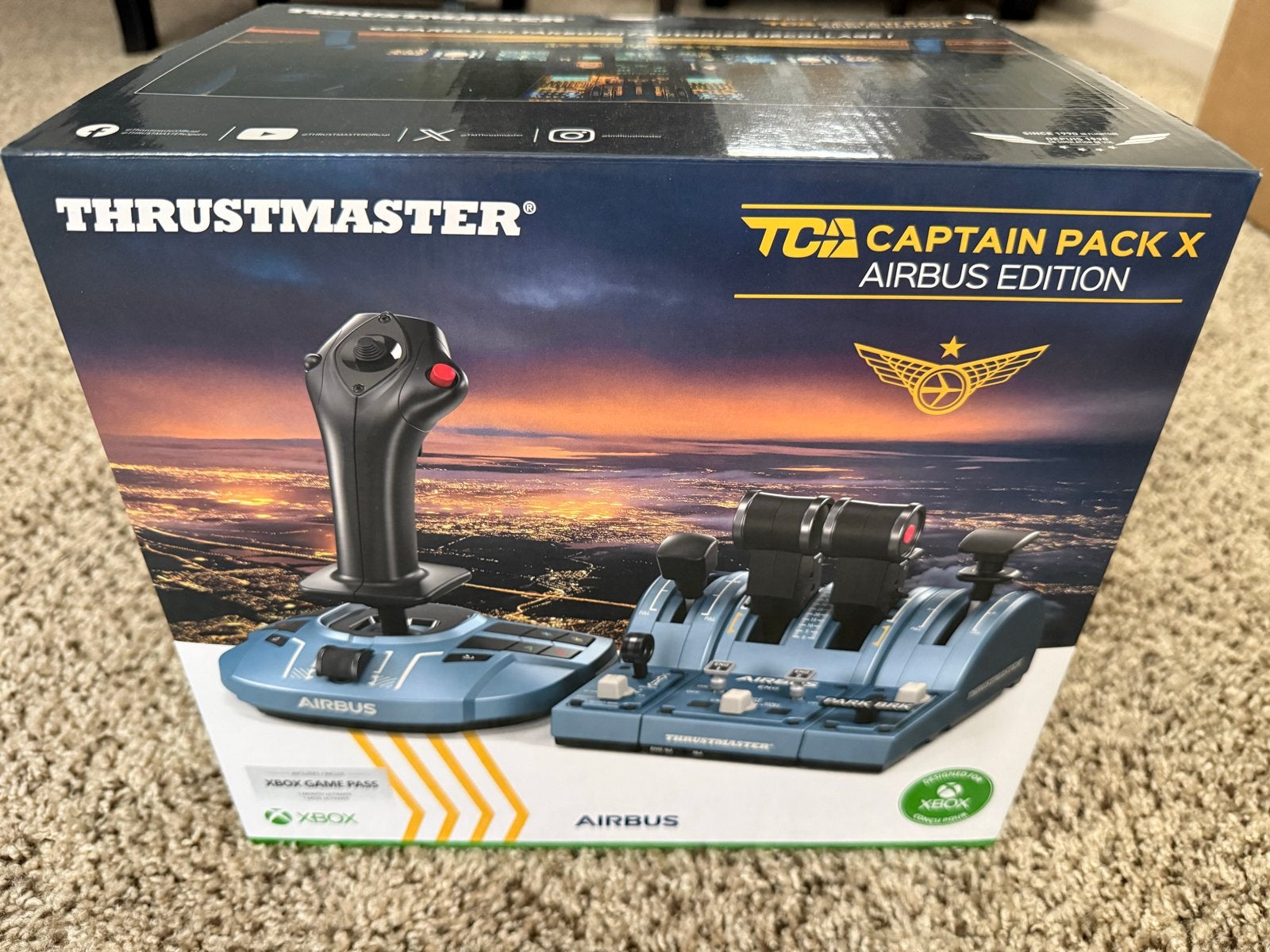 Thrustmaster TCA Captain Pack X Airbus Edition voor Xbox, Verzenden, Zo goed als nieuw