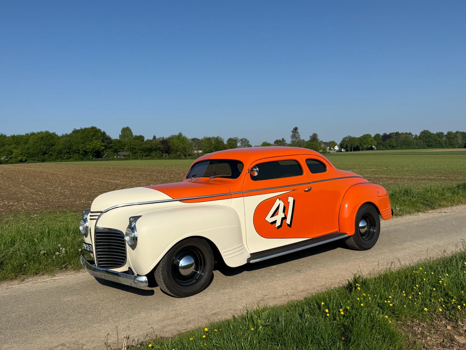 1941 Plymouth chopped coupe V8 Hotrod Streetrod hot rod, Auto's, Oldtimers, Automaat, Overige kleuren, Coupé, Achterwielaandrijving