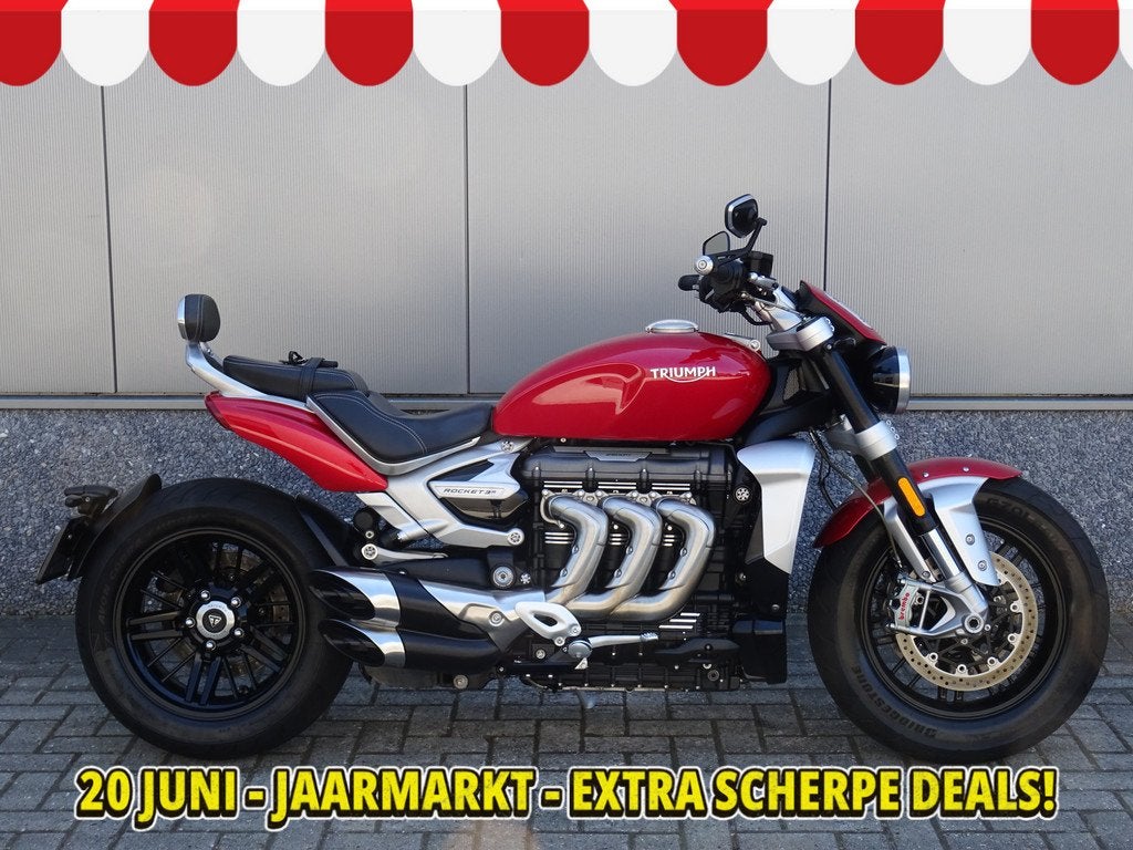 Triumph ROCKET R (bj 2019), Motoren, Motoren | Triumph, 2500 cc, Bedrijf, Naked bike