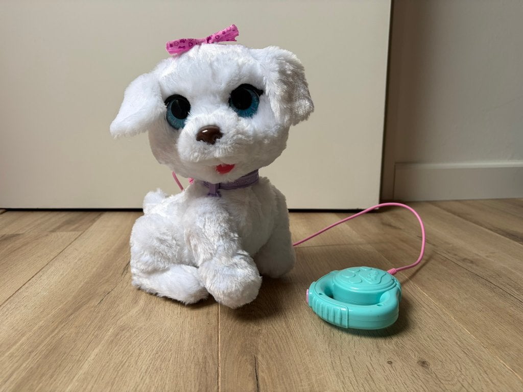 Speelgoed hondje, Gebruikt, Klein (minder dan 20 cm), Wit, Interactief