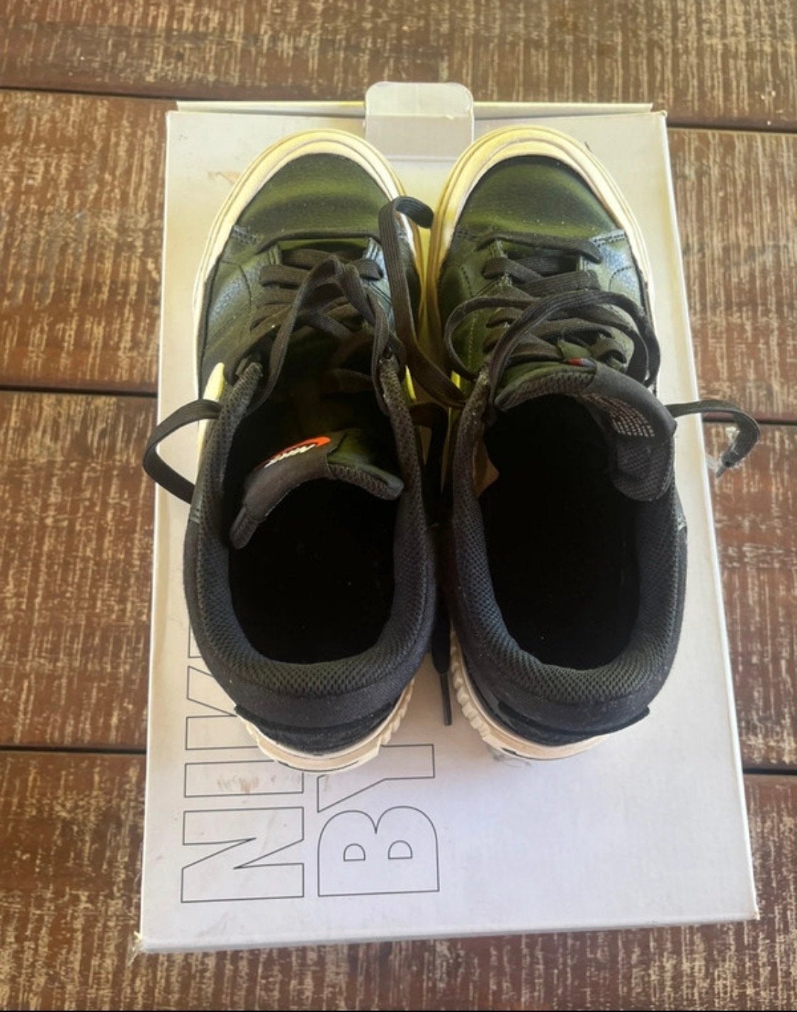 Nike zwarte sneakers maat 38, Ophalen of Verzenden, Zo goed als nieuw, Zwart, Sneakers of Gympen