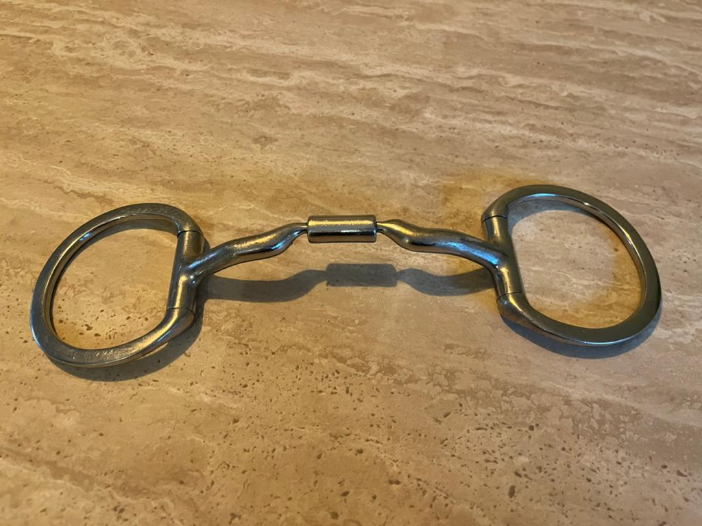 Myler bit level 2 maat 13,5cm, Dieren en Toebehoren, Paarden en Pony's | Hoofdstellen en Tuigage, Ophalen of Verzenden, Gebruikt