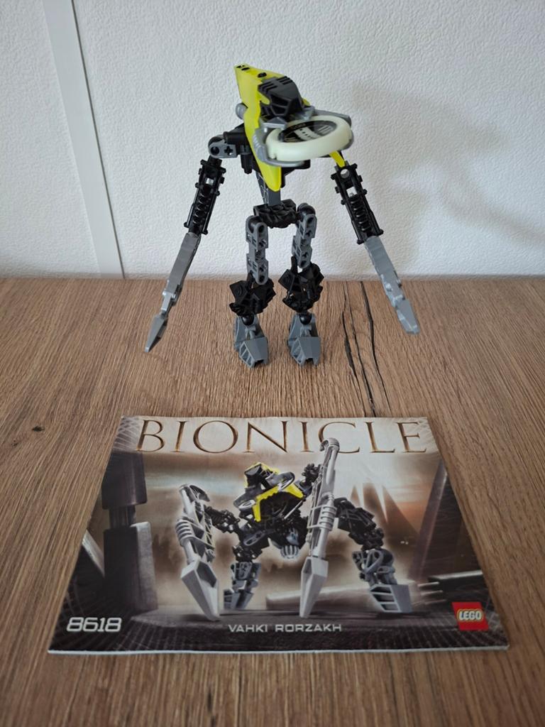 Lego Bionicle 8618 Vahki Rorzakh met boekje, Ophalen, Gebruikt, Bionicle, Lego