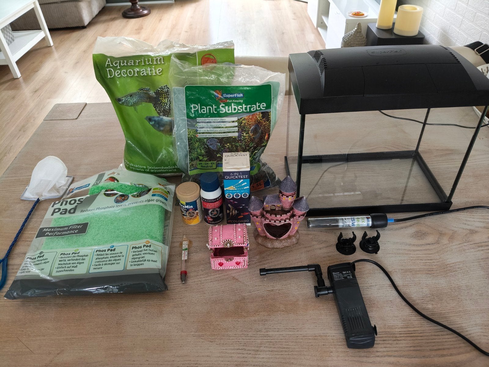Aquarium te koop incl. accessoires, Dieren en Toebehoren, Ophalen