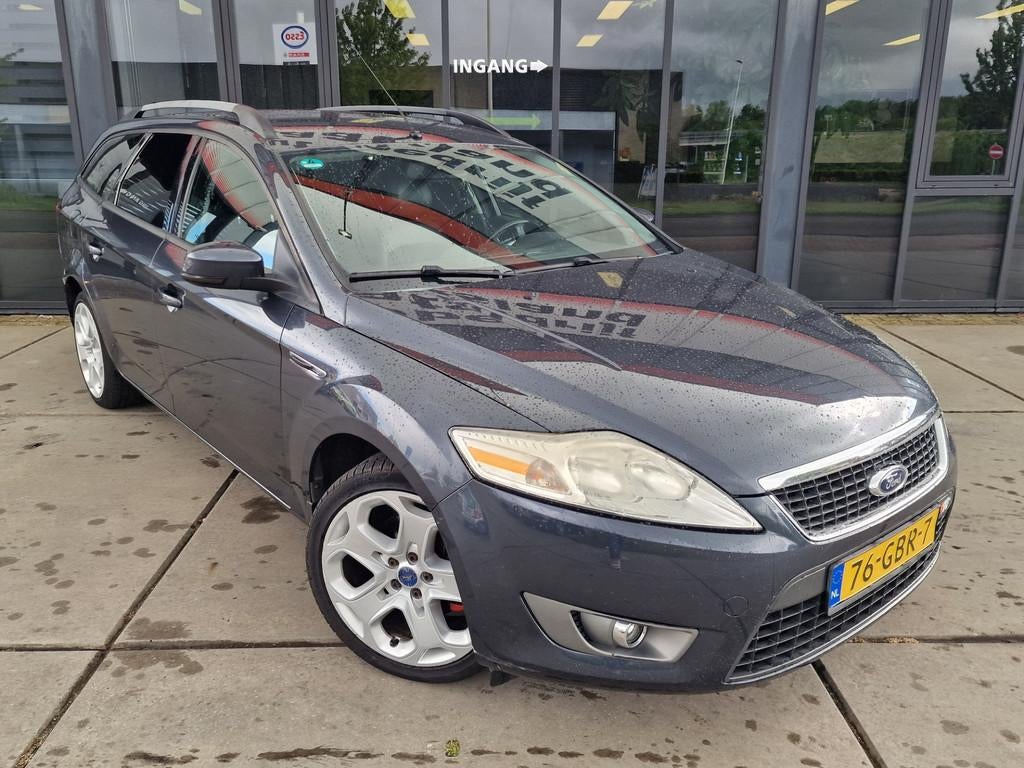 Ford Mondeo Wagon 2.0 TDCi Trend Automaat - Half Leder - Sto, Auto's, Gebruikt, Zwart, 4 cilinders, Leder en Stof