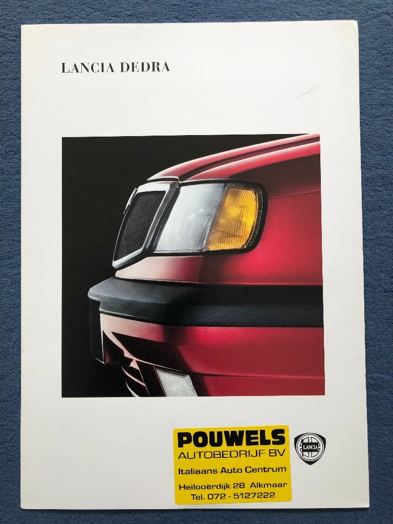Lancia Dedra folder 1996, Nieuw, Ophalen of Verzenden, Overige merken, Lancia