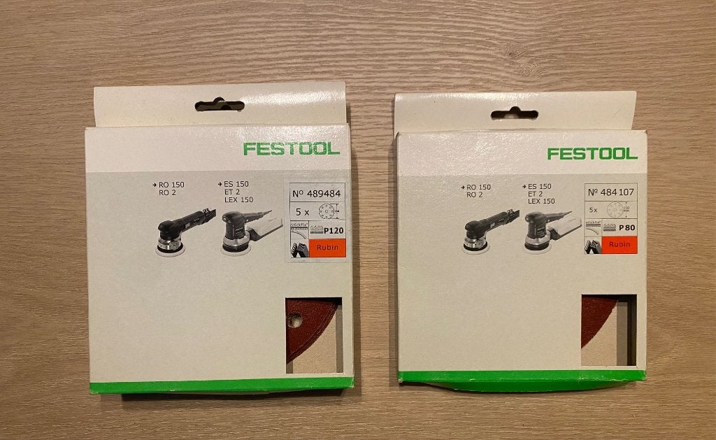 Festool schuurpapier (voor schuurmachine RO 150/ES 150), Ophalen of Verzenden, Nieuw, Minder dan 600 watt, Excentrische schuurmachine