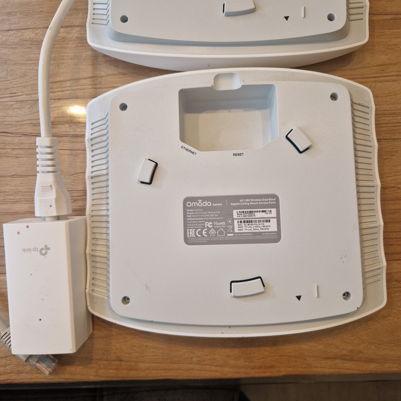 TP-Link Omada EAP225 Access Points (2 stuks), Ophalen of Verzenden, Zo goed als nieuw, Router, TP-Link