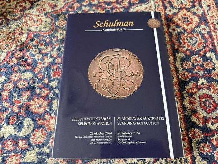 Schulman Numismatists. Catalogus Veiling-Auction. 2024., Postzegels en Munten, Munten en Bankbiljetten | Toebehoren, Ophalen of Verzenden