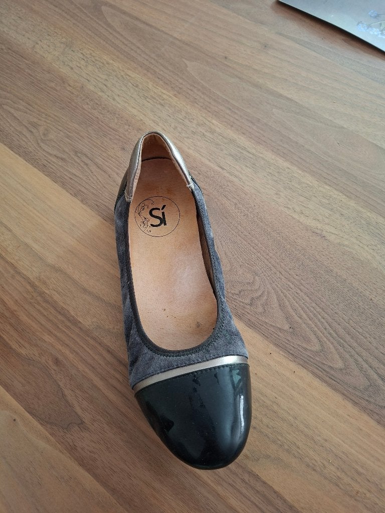 dames schoenen ballerina Si maat 40 blauw, Blauw, Gedragen, Ballerina's, Ophalen of Verzenden