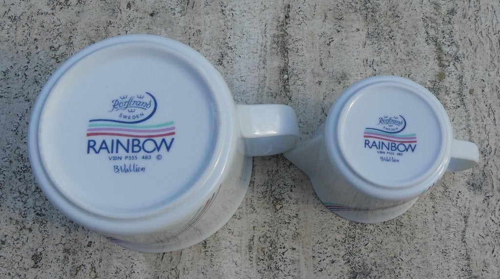 Rörstrand RAINBOW Sauskan en Melkkan, Overige merken, Klassiek, Nieuw, Ophalen of Verzenden