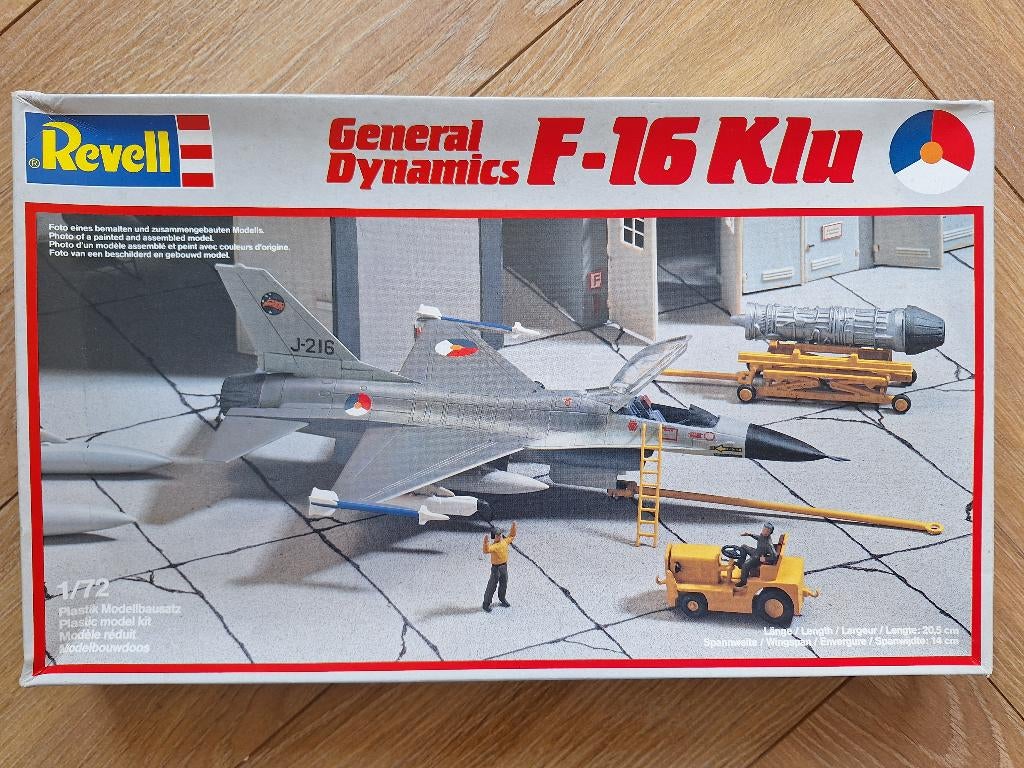 1:72 1/72 Revell General Dynamics F-16 KLu (J-216 -J-256) 2, 1:72 tot 1:144, Revell, Ophalen of Verzenden, Zo goed als nieuw