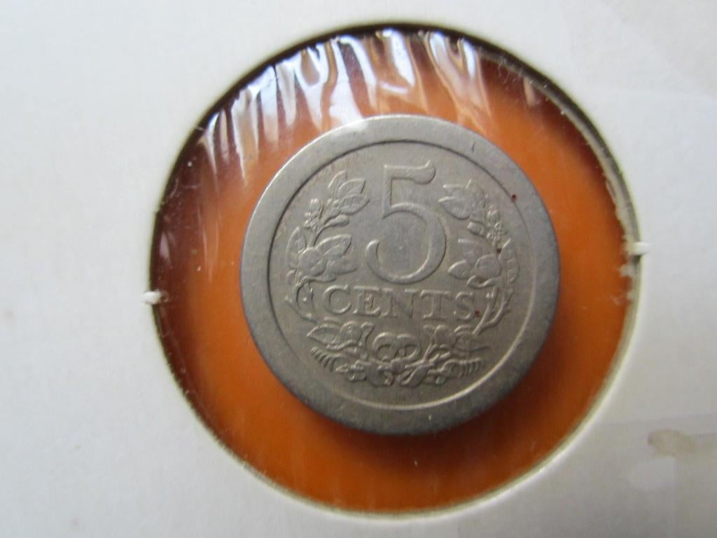 5 cent 1907, Postzegels en Munten, Munten | Nederland, Ophalen, Koningin Wilhelmina, 5 cent, Losse munt