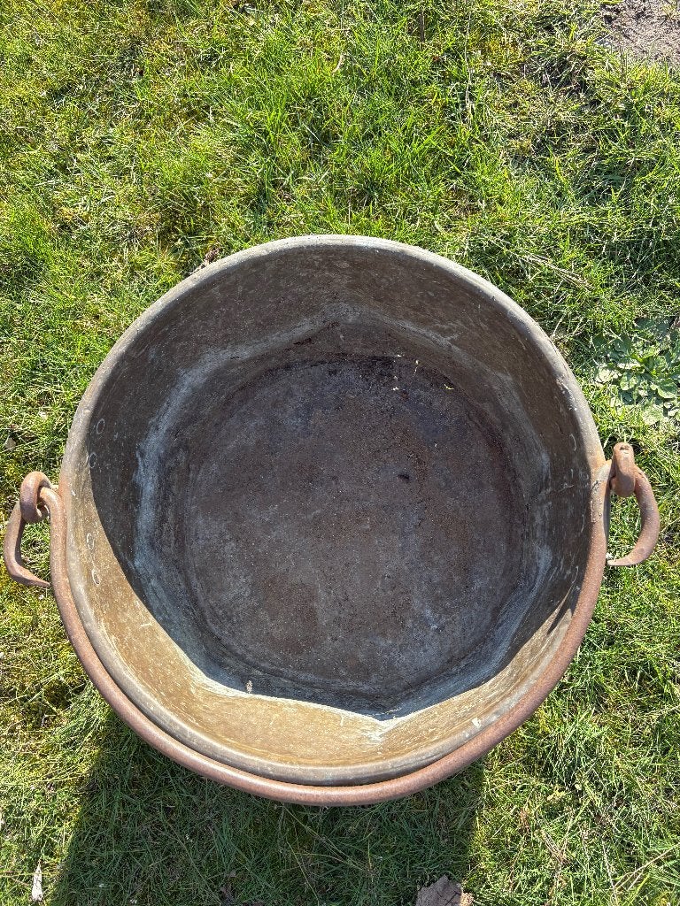 Grote koperen ketel met handvat, Ophalen, Koper