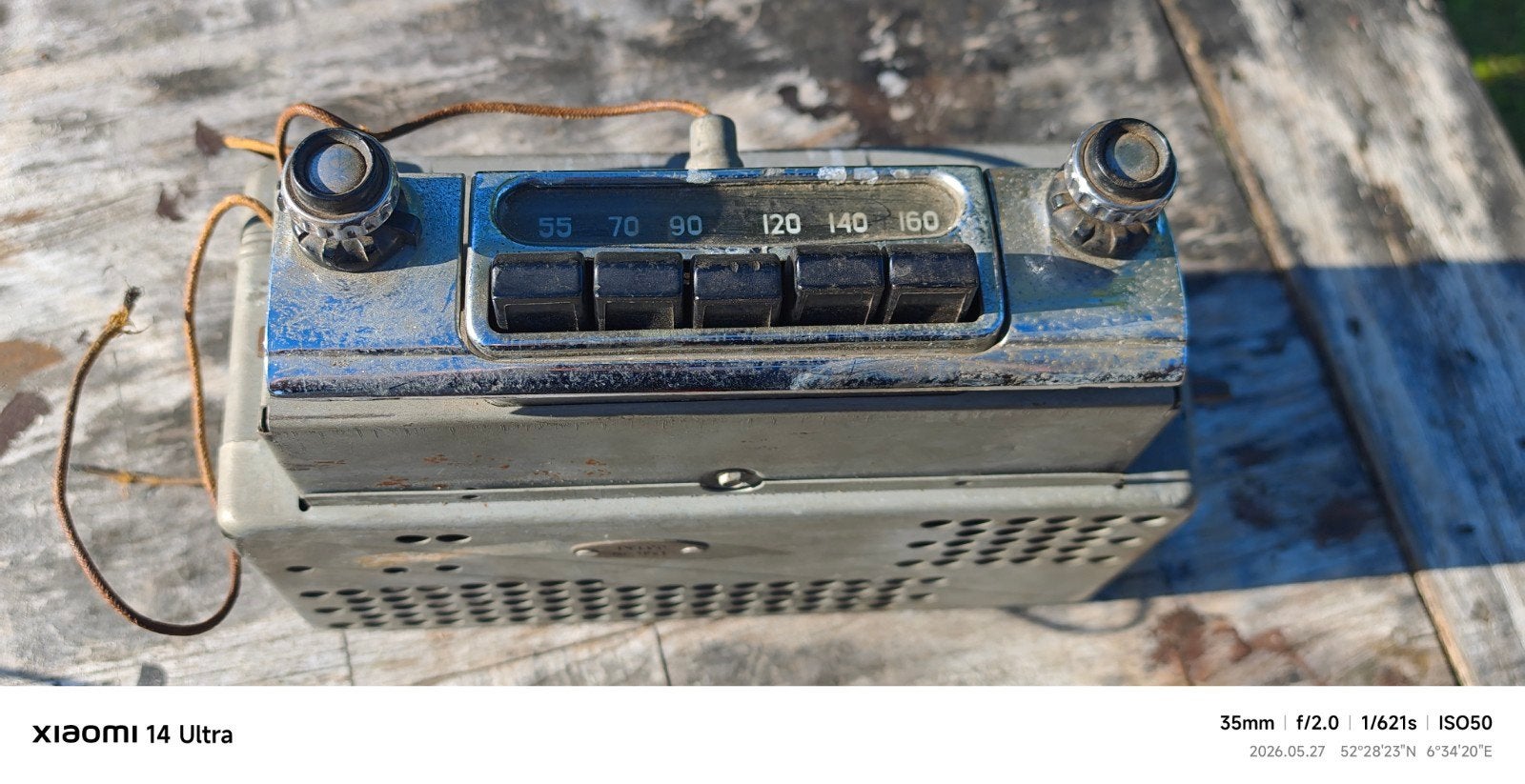 oude auto radio bieden, Antiek en Kunst, Ophalen of Verzenden