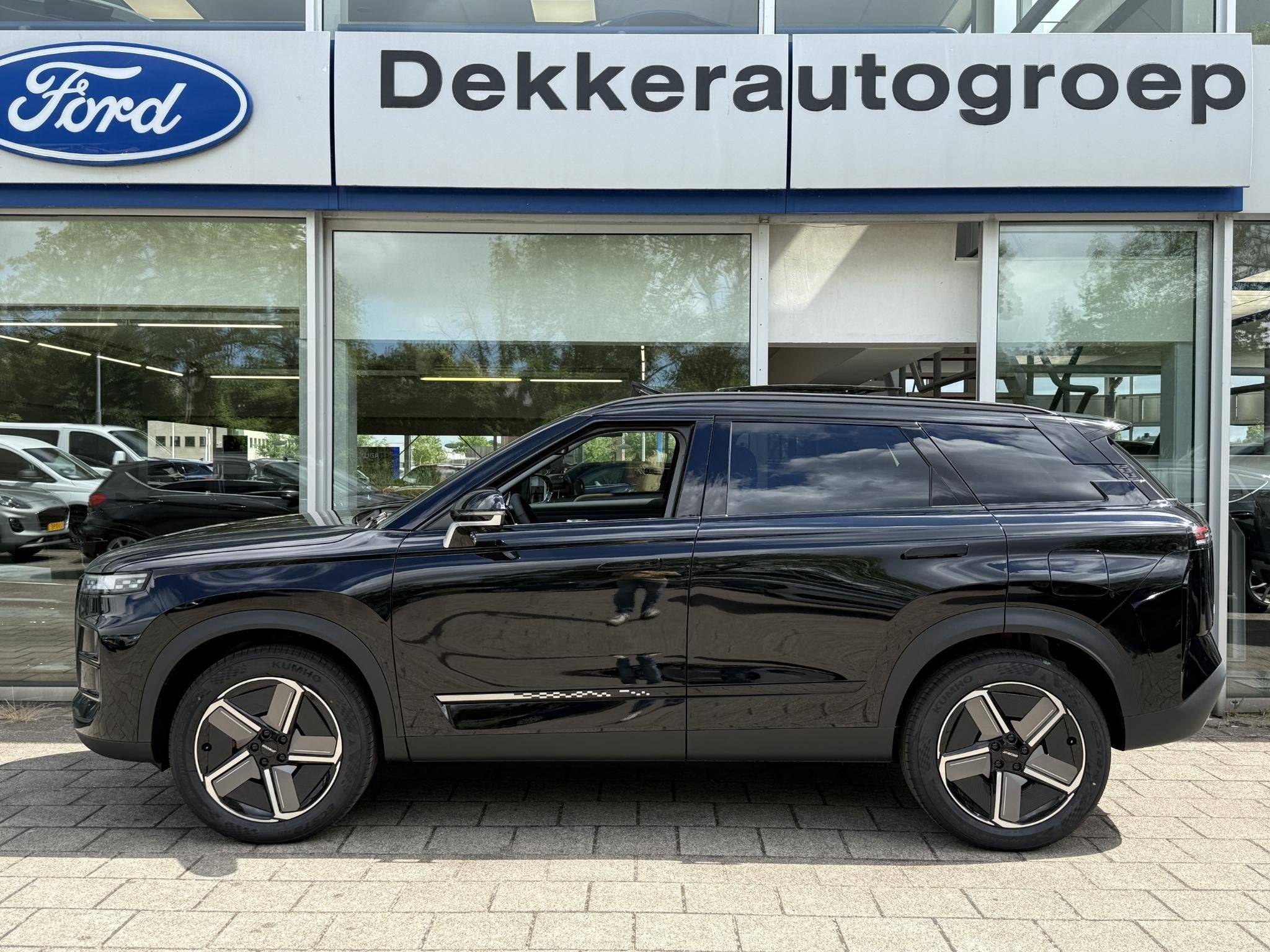Jaecoo 7 PHEV Exclusive, Auto's, Stof, Zwart, 4 cilinders, Zwart