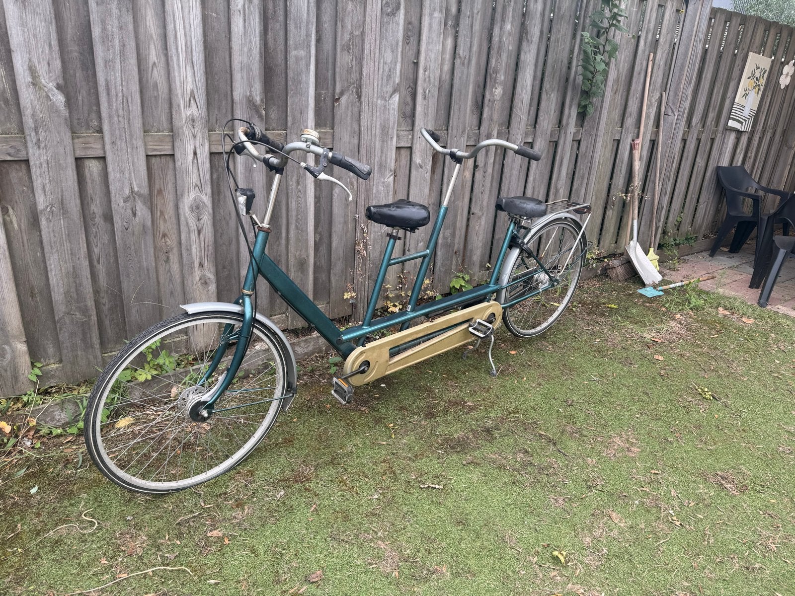 Tandem, merk onbekend, Ophalen