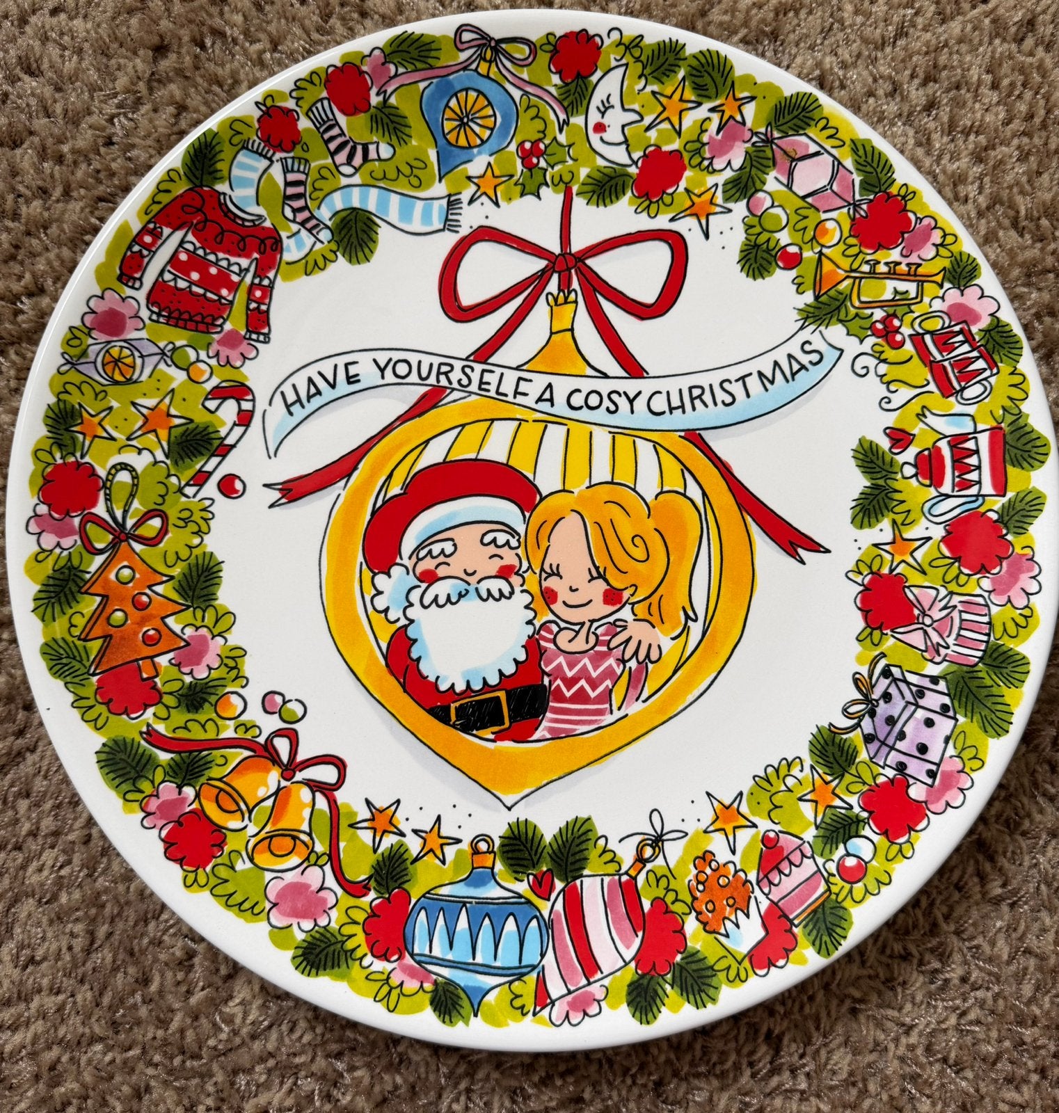 Blond Amsterdam Kerst, Ophalen, Nieuw, Bord(en), Aardewerk