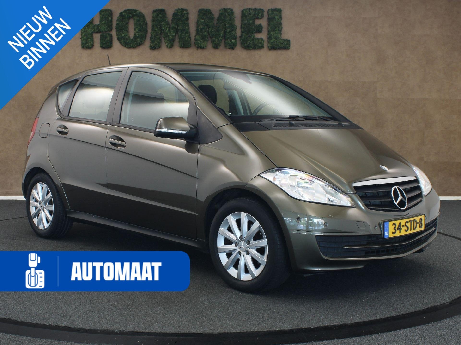 Mercedes-Benz A-klasse 160 Business Class - ORIGINEEL NEDERL, Auto diversen, Automaat, 1498 cc, Bruin, Mercedes-Benz